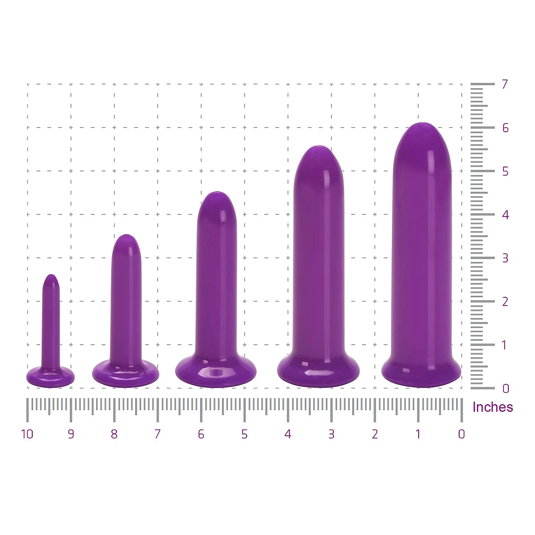 OptiCare BPA-Free Vaginal Dilator Set 5-Pack for Women's Health 6
