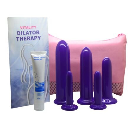 OptiCare 5-piece vaginal dilator set for vaginismus, dyspareunia, and pelvic therapies