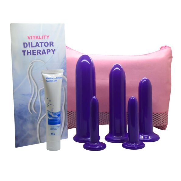 OptiCare 5-piece vaginal dilator set for vaginismus, dyspareunia, and pelvic therapies